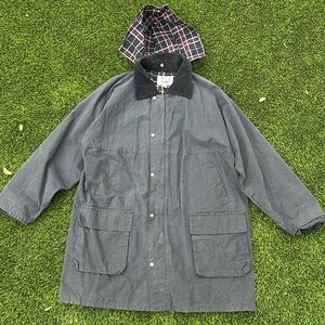 Vintage Waxed Cotton Chore/Barn Jacket from Avoca Collection (XXL)